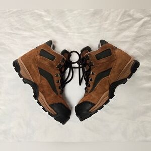 Eddie Bauer Women’s Hiking Boots 7.5W Brown Suede Leather Outdoor